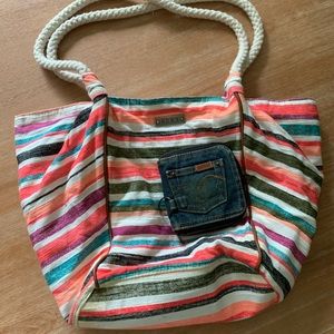 Roxy bag with AE jean wallet